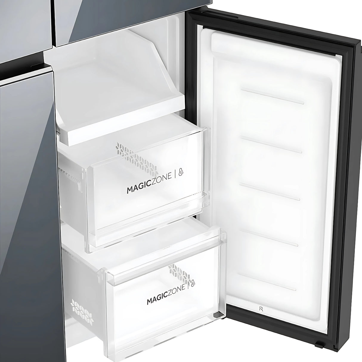 Haier HRB-600MGU1 3 Star 520 L  Side by Side Refrigerator - Mirror Glass