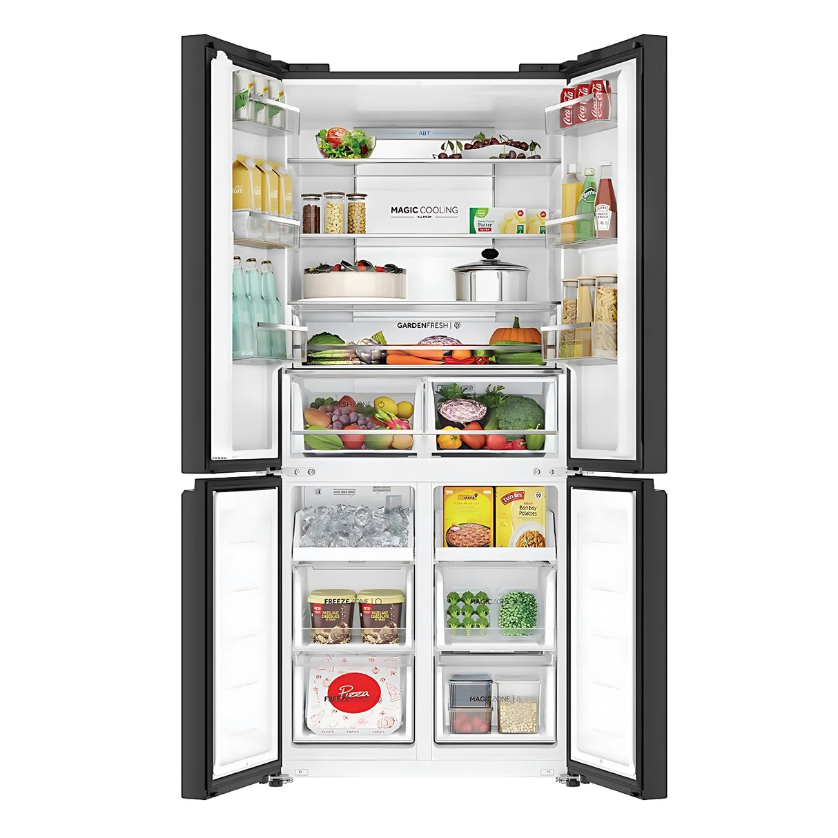 Haier HRB-600MGU1 3 Star 520 L  Side by Side Refrigerator - Mirror Glass