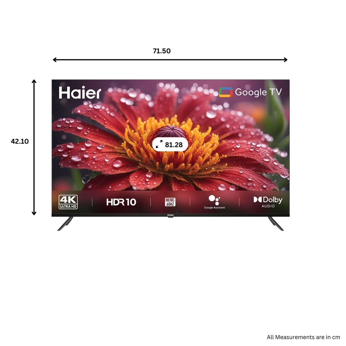 Haier H32S80FFX Full HD QLED Smart Google TV - 32 inch_5