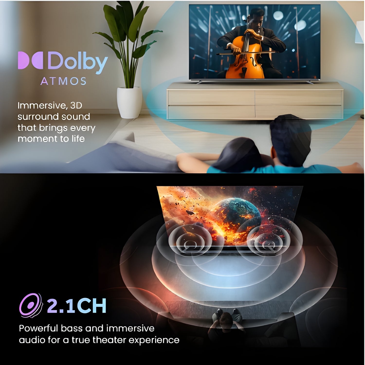 Haier H65M80FUX 4K Ultra HD Mini LED Smart TV - 55 inch_10