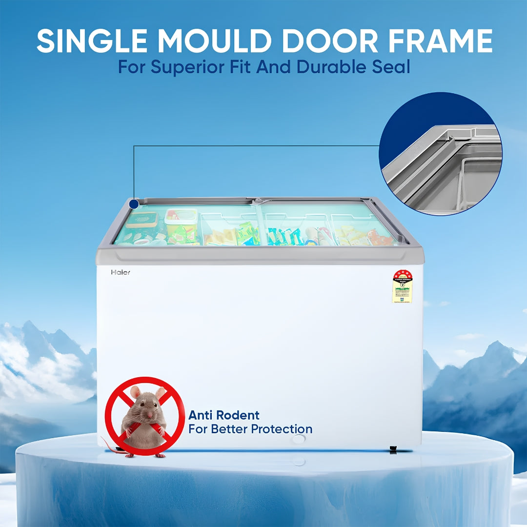Haier HFC-300GM5 Super Cooling Technology Freezer 246 L - White_Feature_2