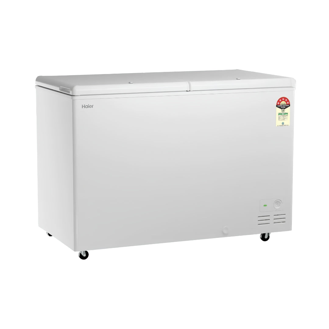 Haier HFC-355DPW5 Double Door Convertible Freezer 355 L – White_2