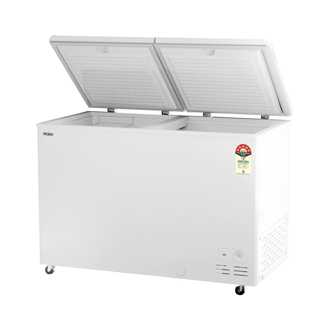 Haier HFC-355DPW5 Double Door Convertible Freezer 355 L – White_6