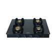 Haier HIC-Q26416-IN 4 Burner Gas Stove – Black_Front view
