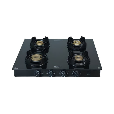 Haier HIC-Q26416-IN 4 Burner Gas Stove – Black_Front view