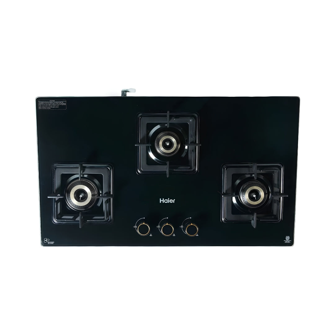 Haier HIC-Q27326-IN 3 Burner Gas Stove – Black_4