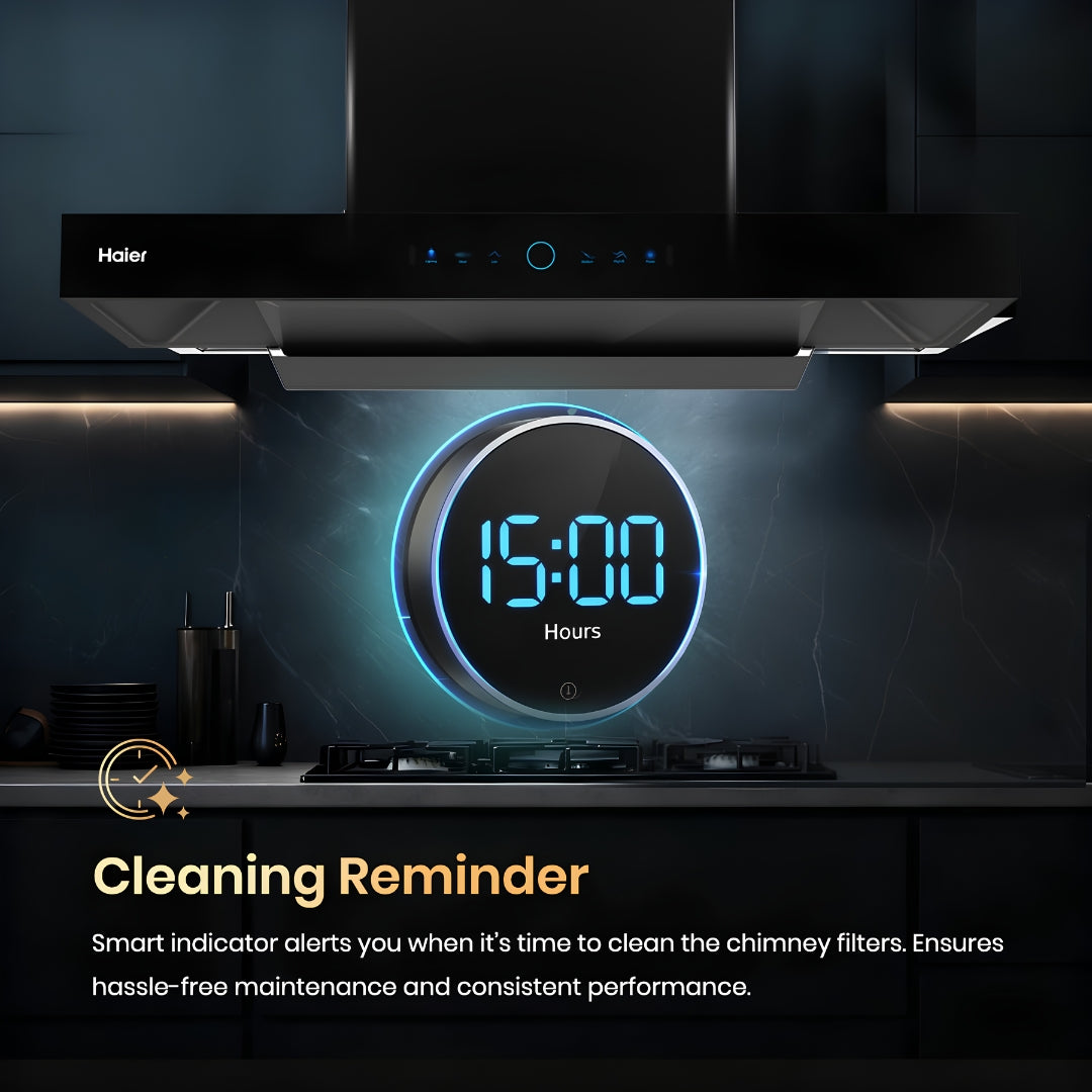 Haier HIH-T5905 Kitchen Chimney 90cm - Black_7