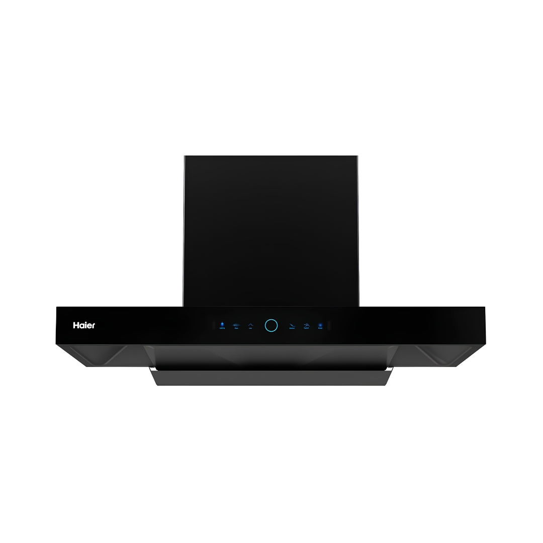 Haier HIH-T5905 Kitchen Chimney 90cm - Black_Front View