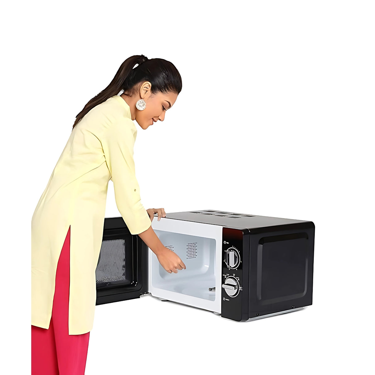 Haier HIL2001MFPH SOLO Microwave Oven 20 L – Black_4