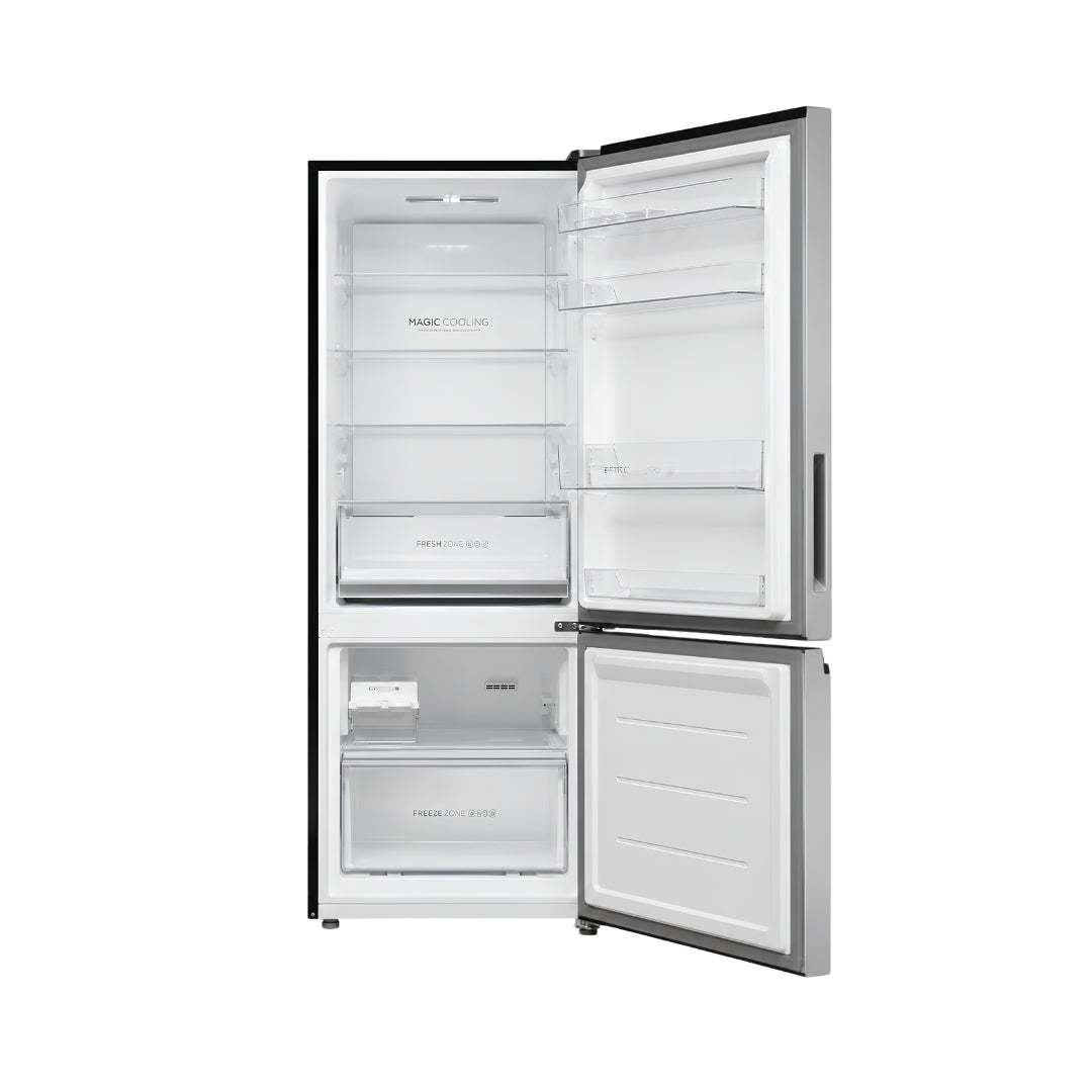 Haier HRB-4052BISA-P Double Door Bottom Mount Refrigerator 355 L - Inox Steel_Inside View