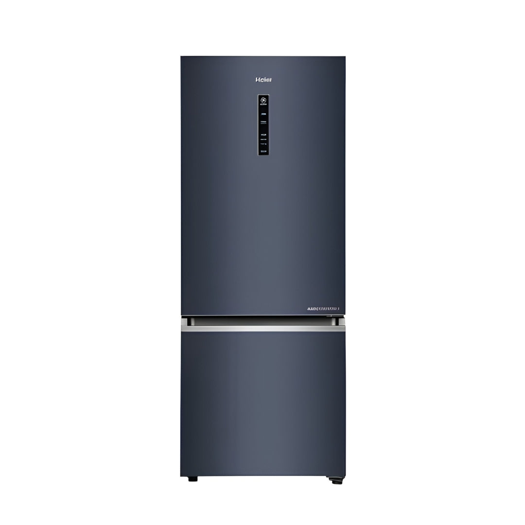 Haier HRB-4052BUSA-P Double Door Refrigerator 355 L - Ultra Marine Steel_Front View
