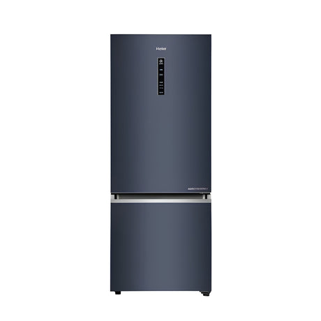 Haier HRB-4052BUSA-P Double Door Refrigerator 355 L - Ultra Marine Steel_Front View
