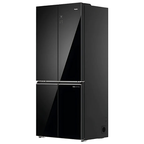 Haier HRB-600KGU1 3 Star 520 L Side by Side Refrigerator - Black Glass_2