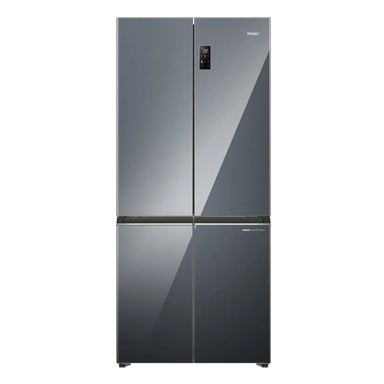 Haier HRB-600MGU1 3 Star 520 L  Side by Side Refrigerator - Mirror Glass_1