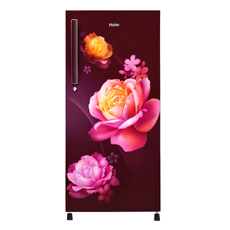 Haier HRD-2101SRN-P 190 L 2-Star Direct Cool Single Door Refrigerator - Red Noisettes_1
