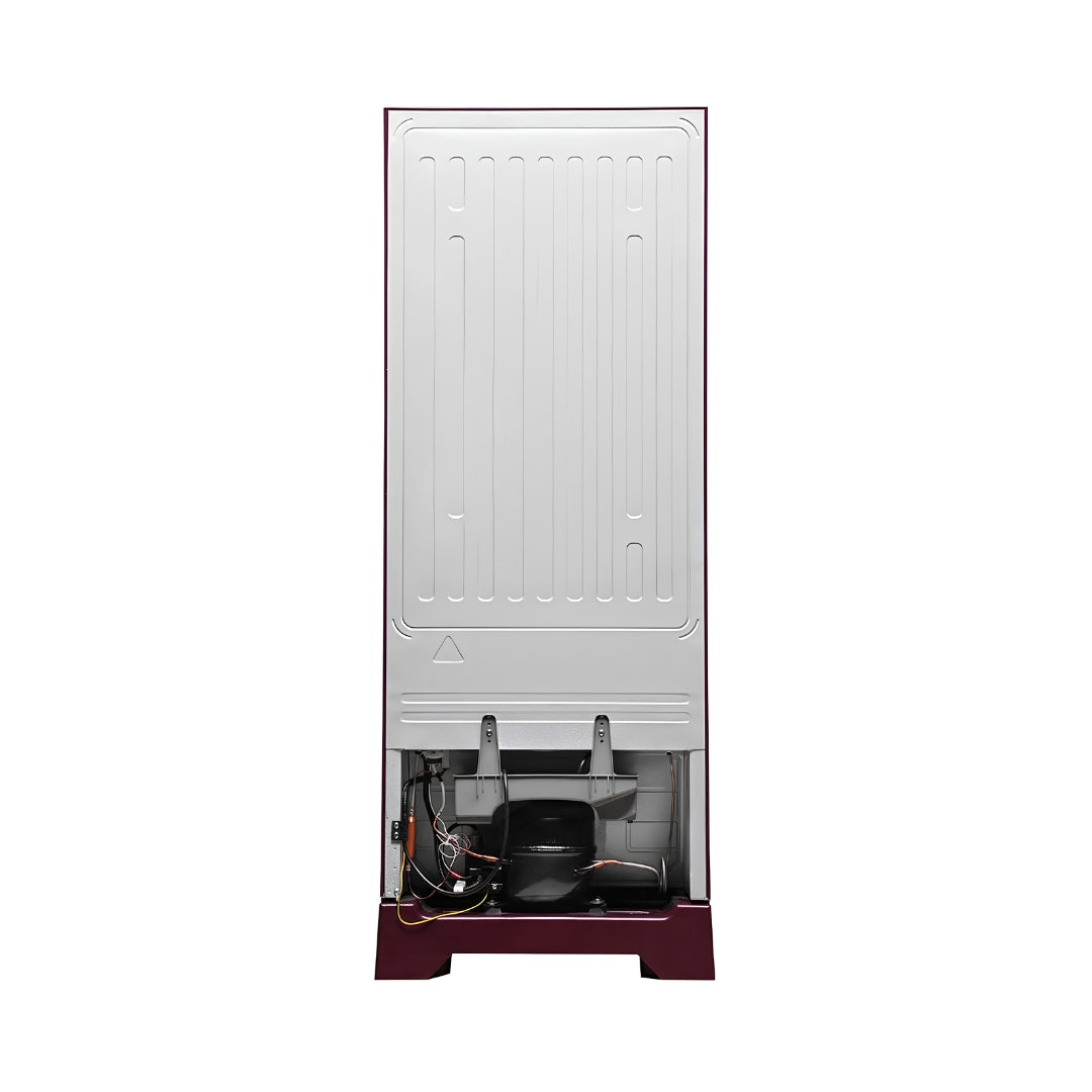 Haier HRD-2365PPFA-N Single Door Refrigerator with Base Drawer 215 L - Purple Freesia_Back View
