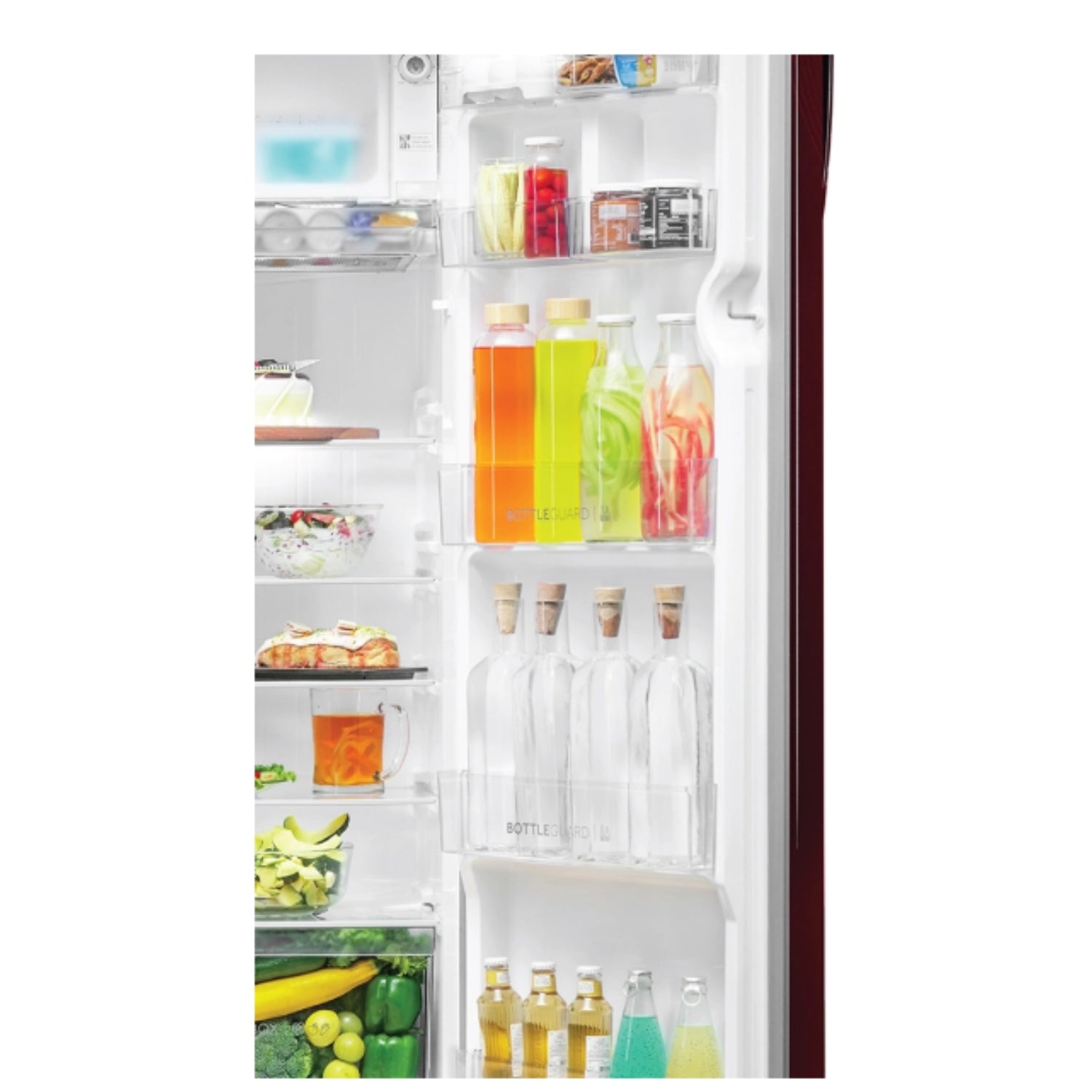 Haier HRD-2743CRK-N 253L 3 Star Karen Finish Direct Cool Single Door Refrigerator -  Red Karen_7