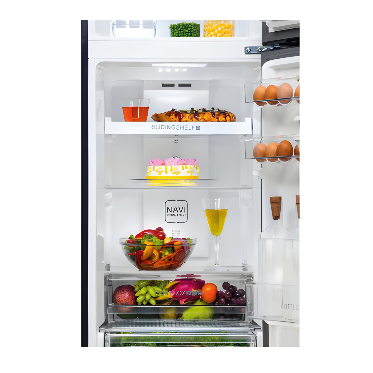 Haier HRF-2902PVG-P 240L 2-Star Frost-Free Double Door Refrigerator – Viona Glass_5