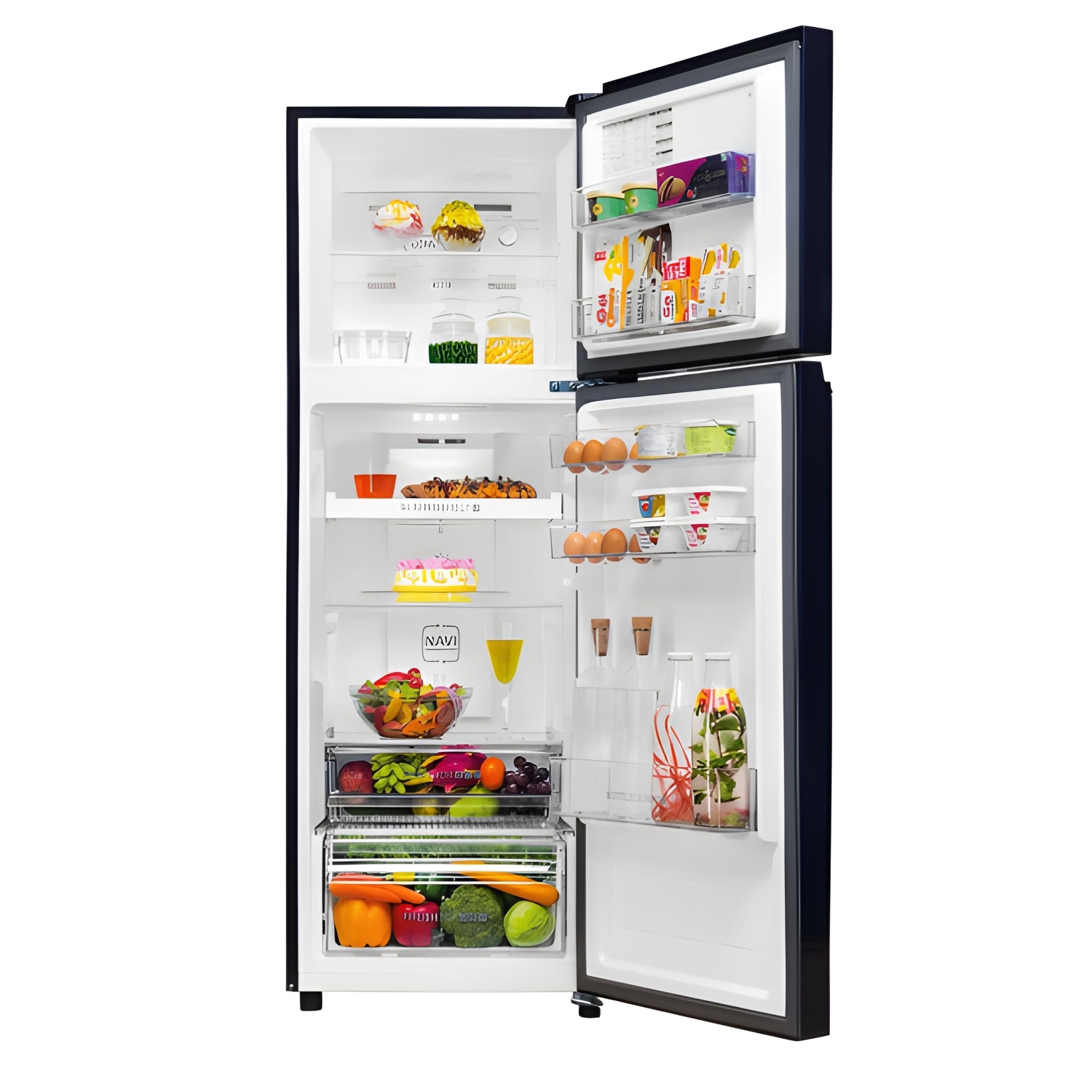 Haier HRF-2902PVG-P 240L 2-Star Frost-Free Double Door Refrigerator – Viona Glass_6