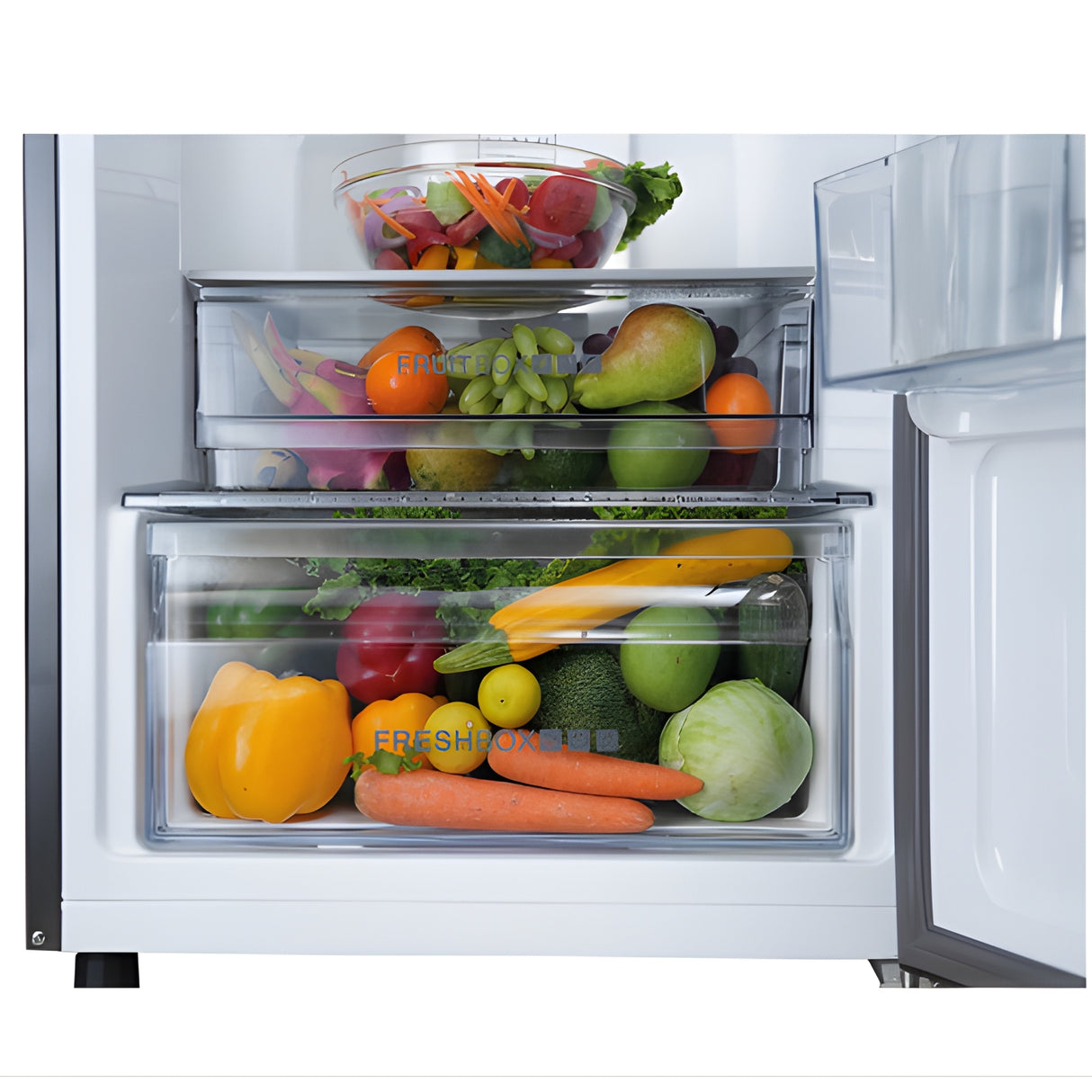 Haier HRF-2902PVG-P 240L 2-Star Frost-Free Double Door Refrigerator – Viona Glass_7