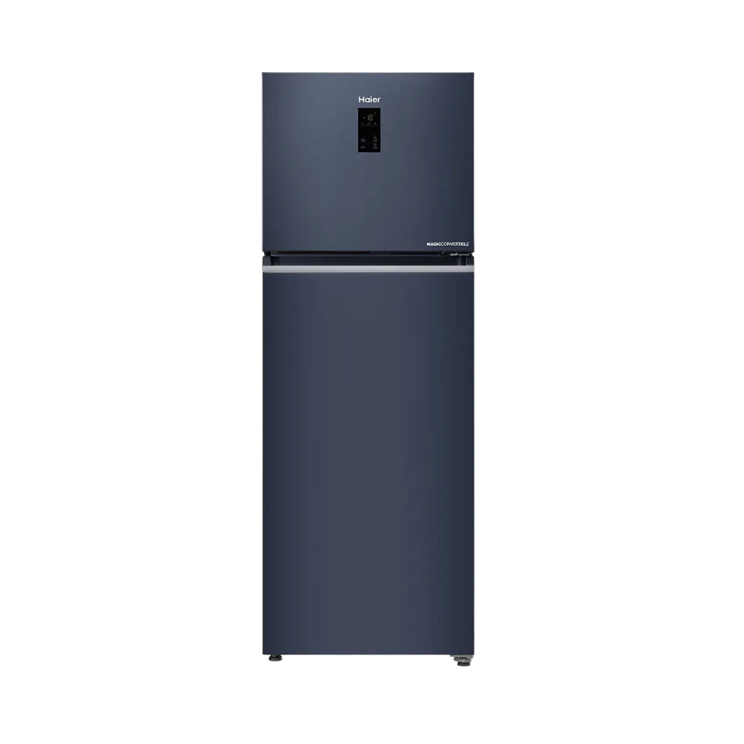 Haier HRF-4082BLGKA-P Double Door Refrigerator 358 L - Graphite Black_Front View_1