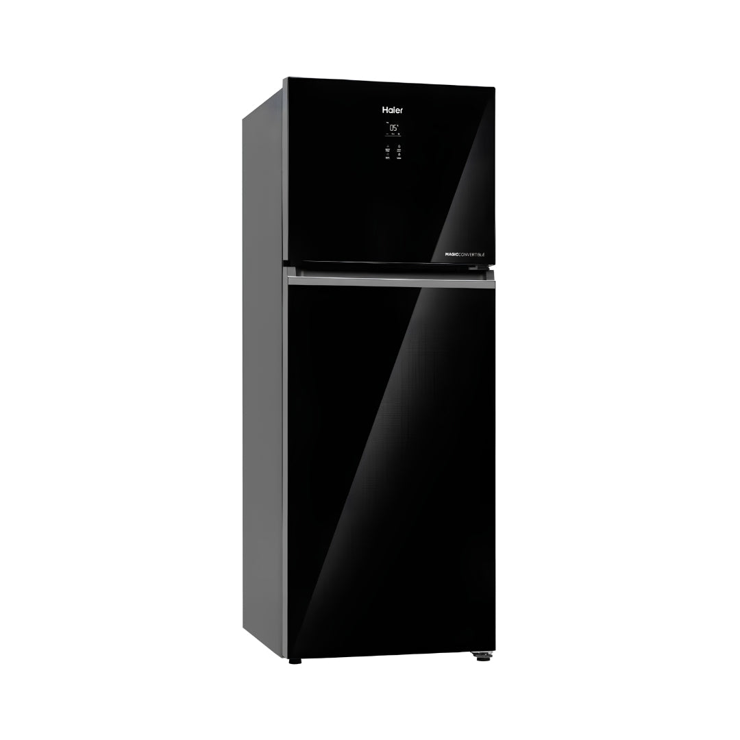 Haier HRF-4082PLKGA-P Double Door Refrigerator 358 L – Black Glass_2