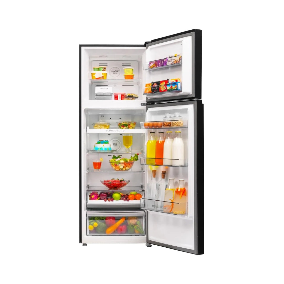 Haier HRF-4082PLKGA-P Double Door Refrigerator 358 L – Black Glass_5