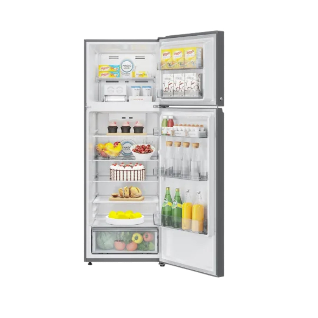 Haier HRF-4083BIS-P Double Door Refrigerator 358 L - Inox Steel_Full View