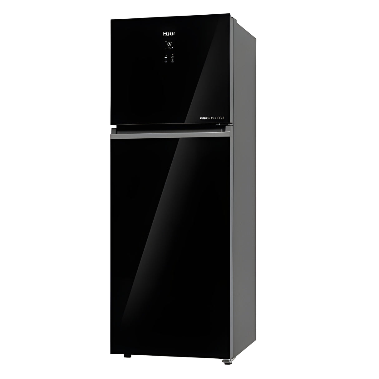 Haier HRF-4083PLKG-P 358 L 3-Star Frost-Free Double Door Refrigerator – Black Glass_2