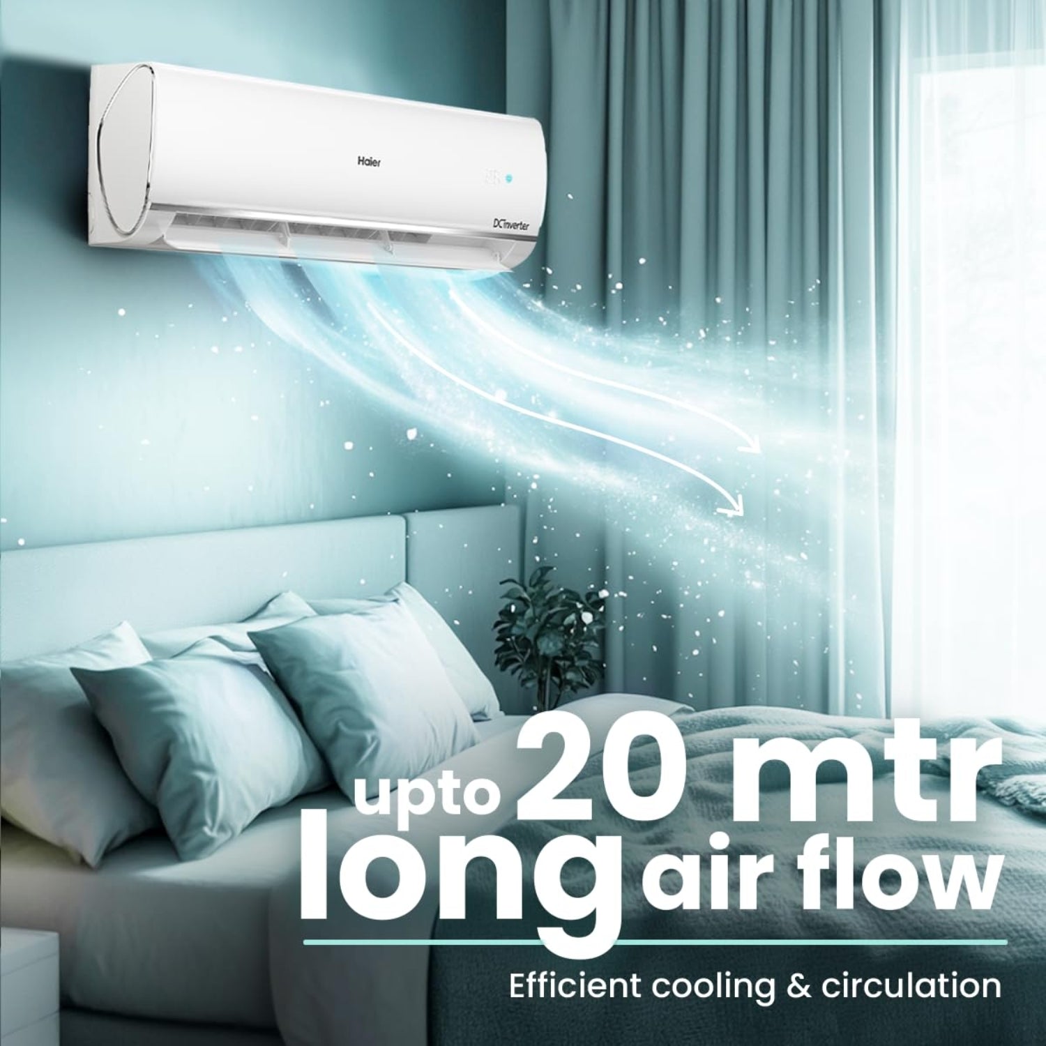 Haier HSU18K-PYSS5BN Inverter Split Air Conditioner 1.5 Ton - White_6