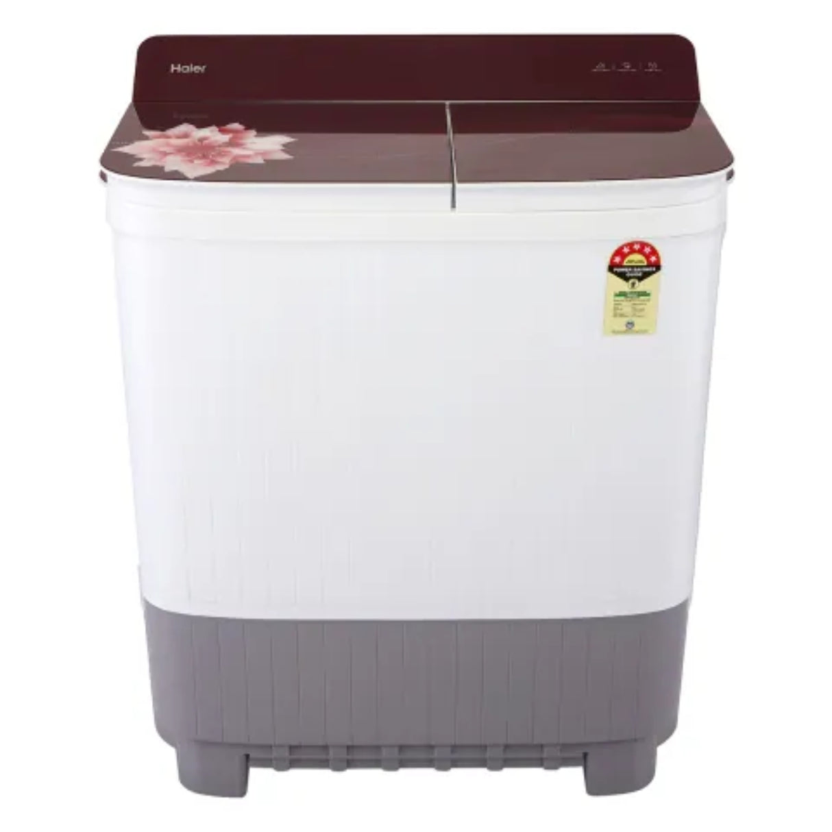 Haier HTW75-178BKNOIDA Semi Automatic Top Load Washing Machine  7.5 Kg - Burgundy_1
