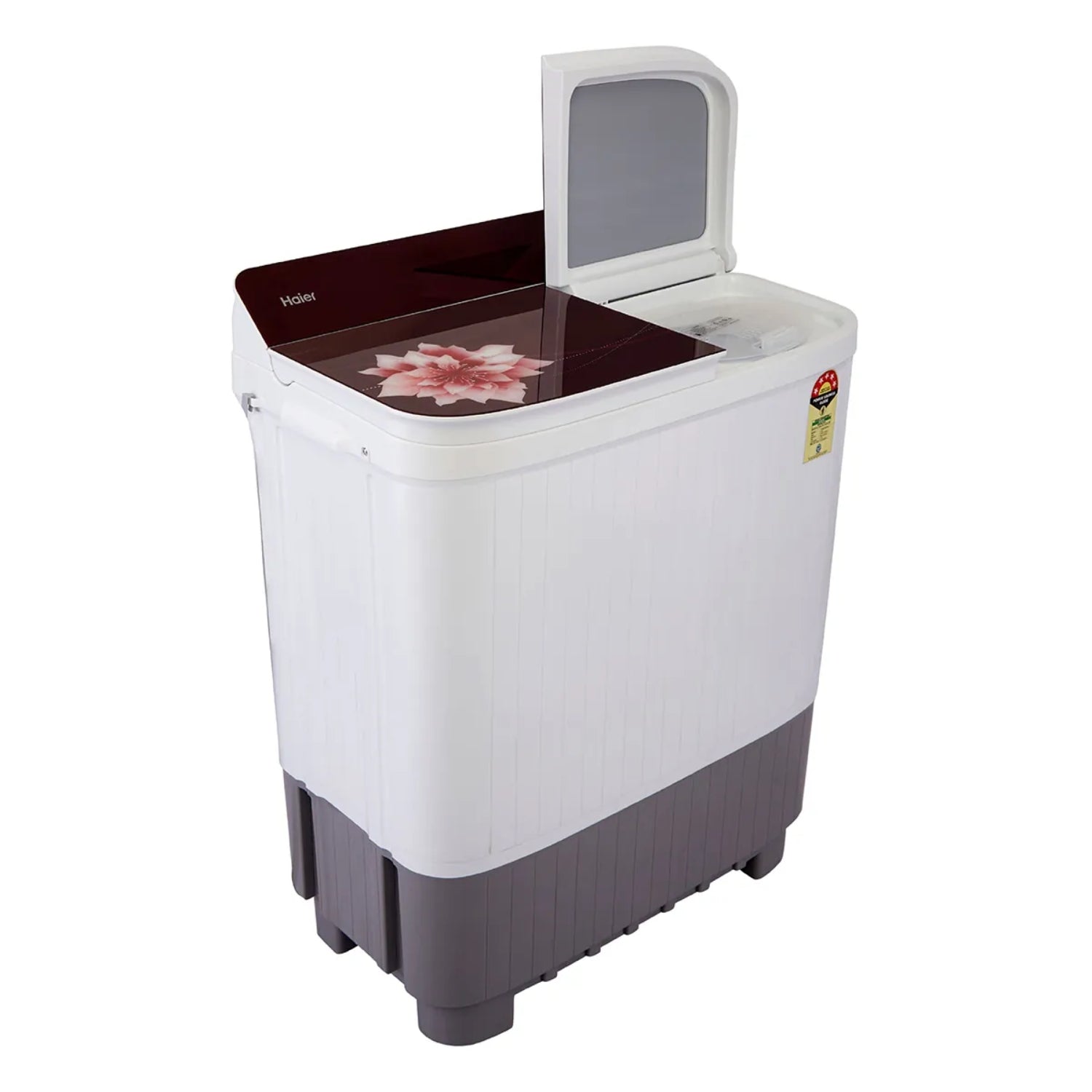 Haier HTW75-178BKNOIDA Semi Automatic Top Load Washing Machine  7.5 Kg - Burgundy_3
