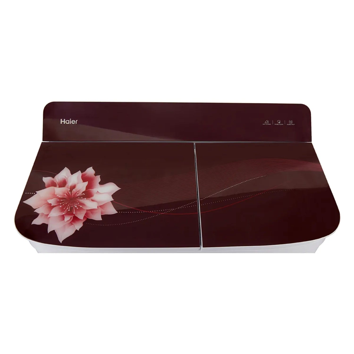 Haier HTW75-178BKNOIDA Semi Automatic Top Load Washing Machine  7.5 Kg - Burgundy_4