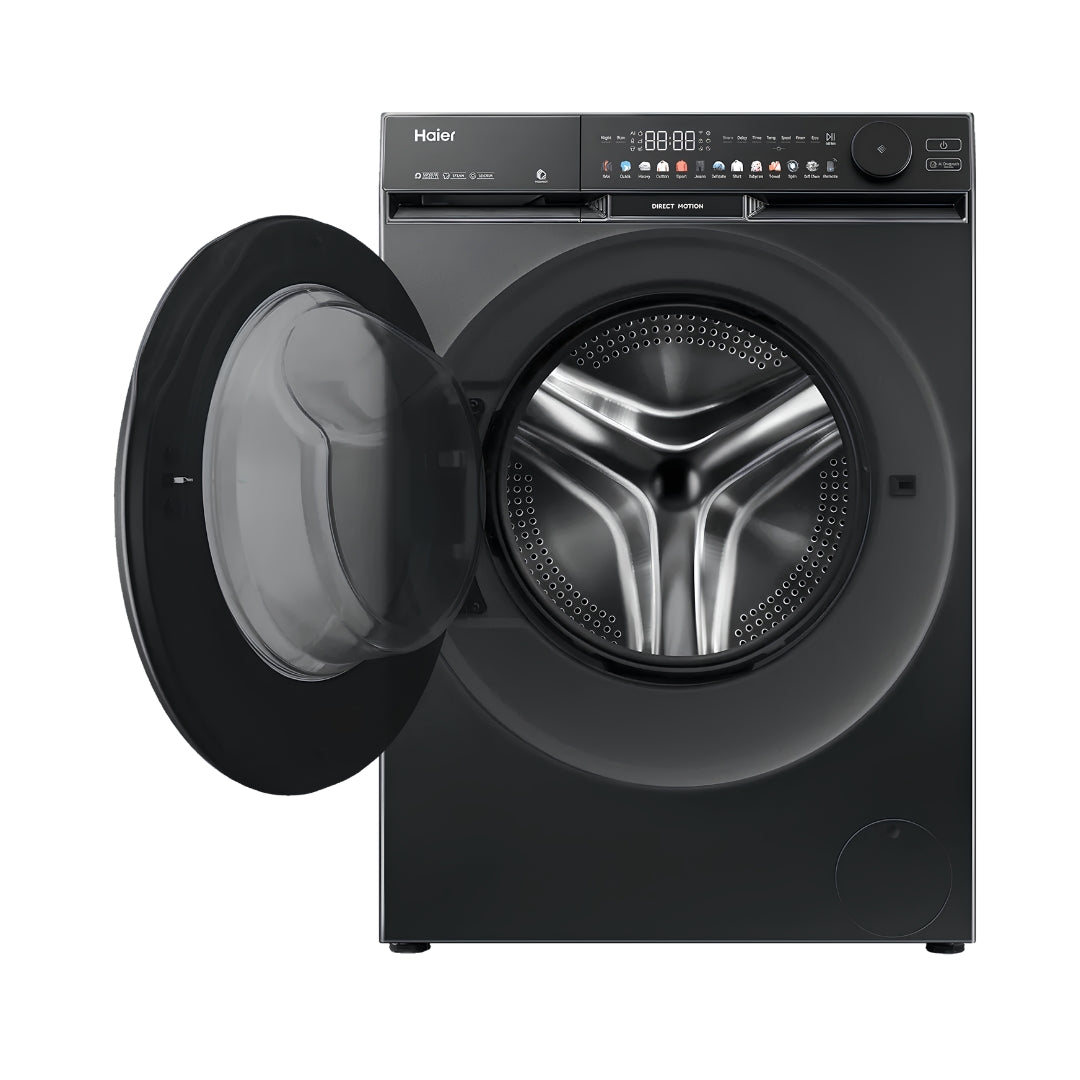 Haier HW120-DM14F9PBKU1 Fully Automatic Front Load Washing Machine 12 Kg - Black_Drum View