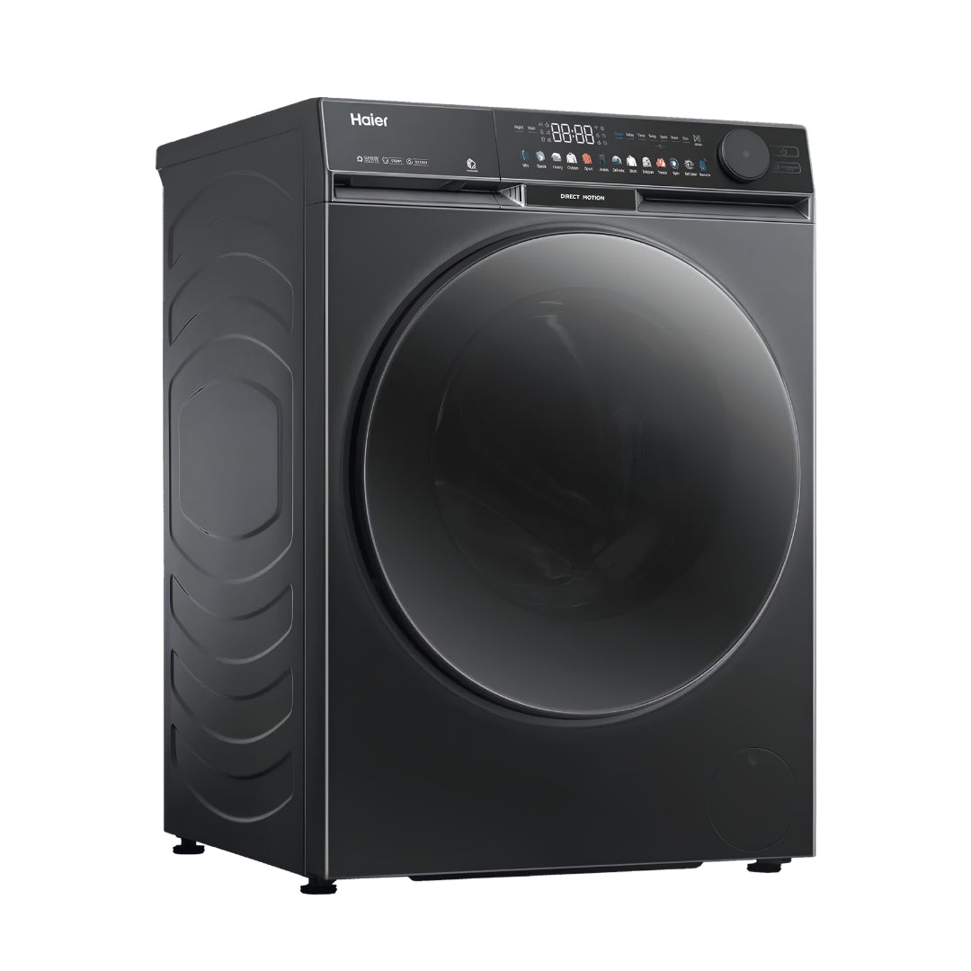 Haier HW120-DM14F9PBKU1 Fully Automatic Front Load Washing Machine 12 Kg - Black_Right View