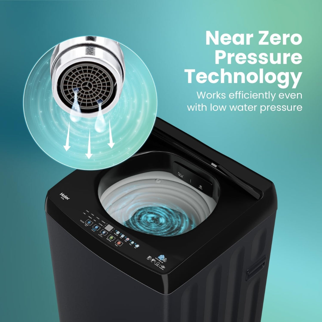 Haier HWM80-310BKN Fully Automatic Top Load Washing Machine 8 Kg - Black_Feature_3
