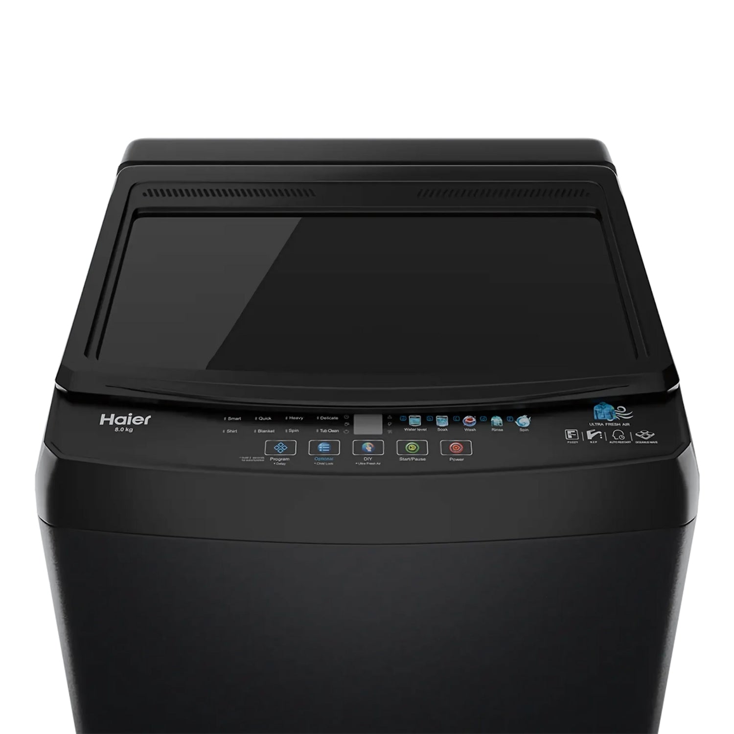Haier HWM80-316BK TLWM Washing Machine 8 KG - Black_4