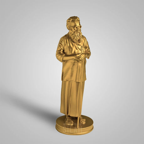 Thanthai Periyar Full Figure 10 In Sculpture - Gold