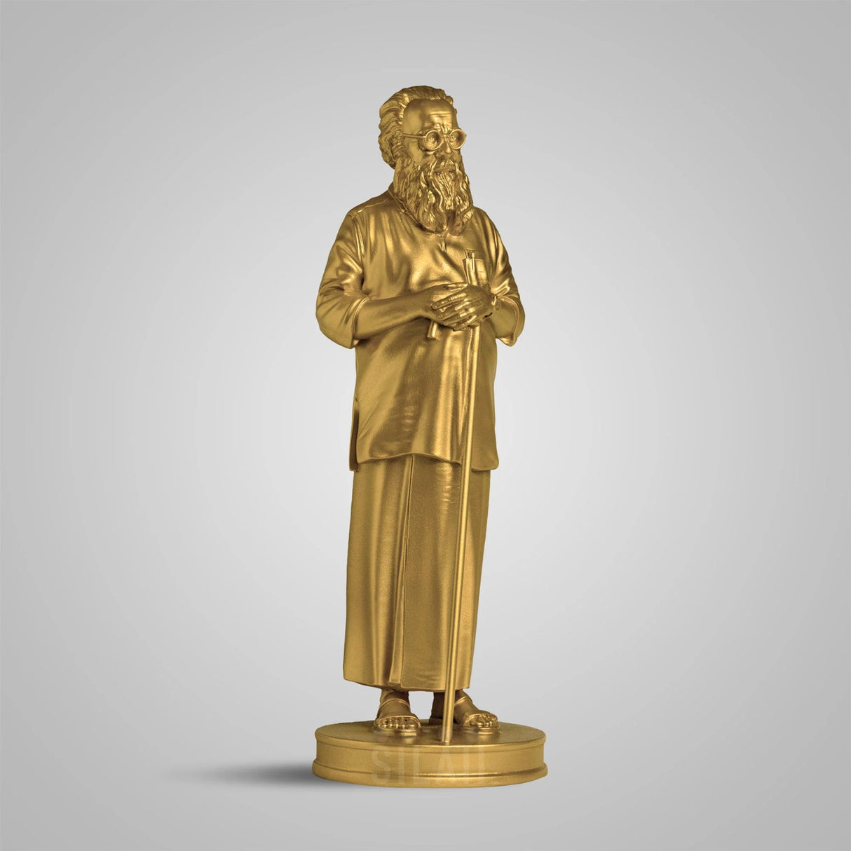 Thanthai Periyar Full Figure 10 In Sculpture - Gold