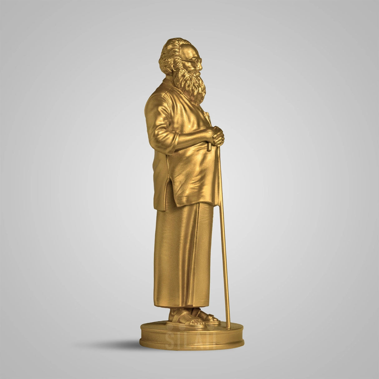 Thanthai Periyar Full Figure 10 In Sculpture - Gold