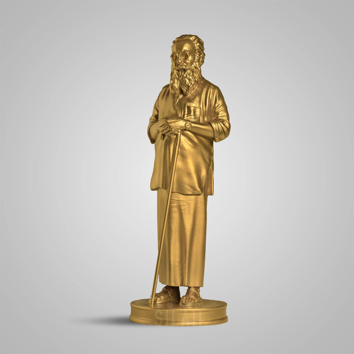 Thanthai Periyar Full Figure 10 In Sculpture - Gold