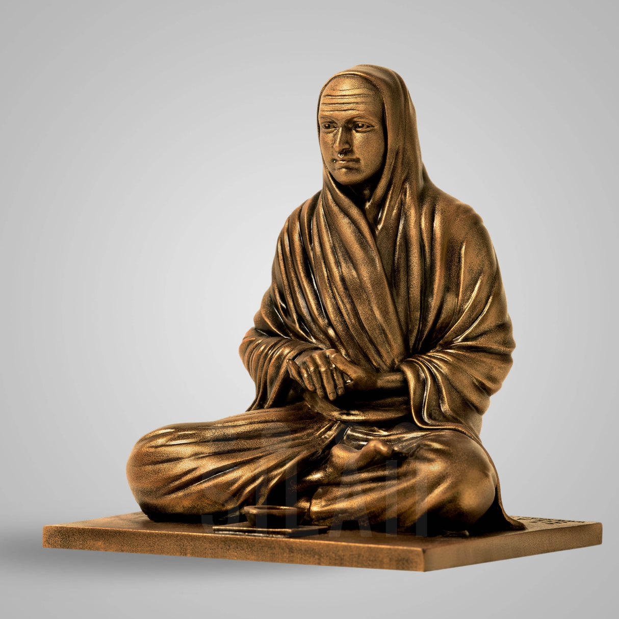 Vallalar 8 In Sculpture - Antique Bronze
