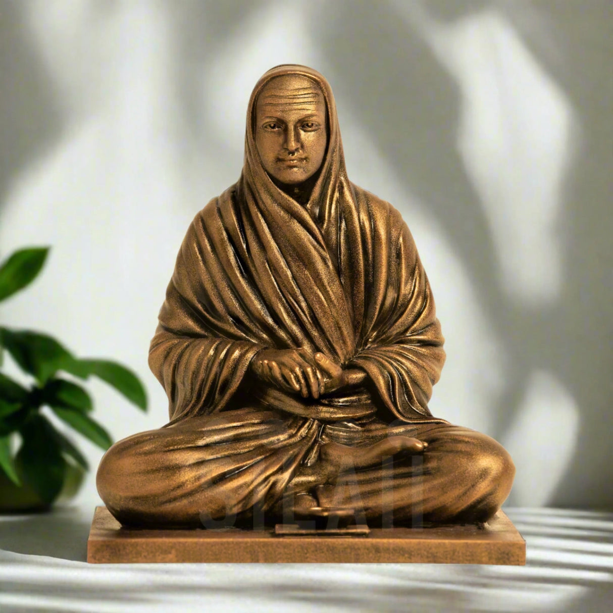Vallalar 8 In Sculpture - Antique Bronze