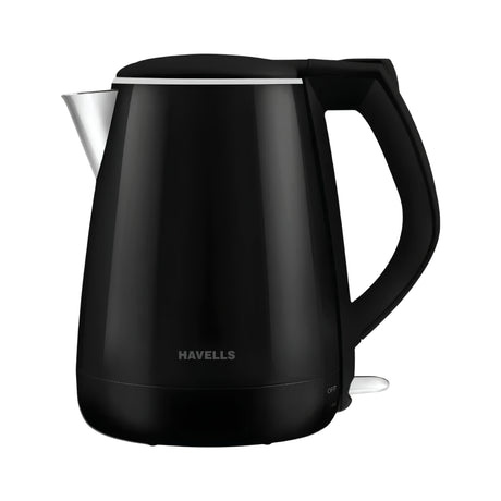 Havells 1250 W Aqua Plus GHBKTATK125 Electric Kettle 1.2 L – Black_Front view