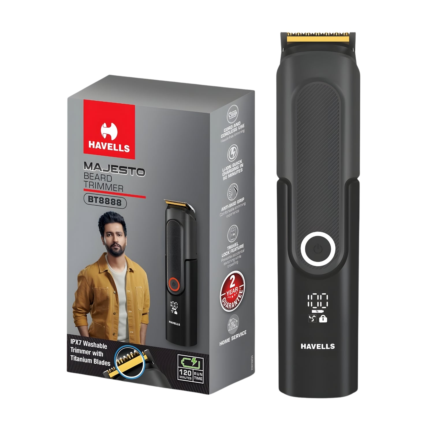 Havells BT 8888 Beard Trimmer - Black_1