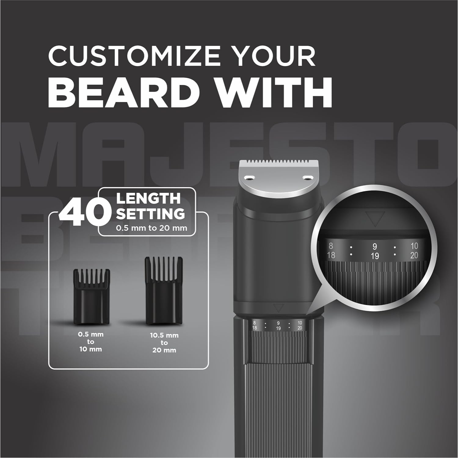 Havells BT 8888 Beard Trimmer - Black_4