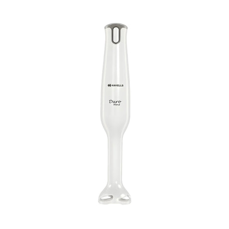 Havells Duro Blend GHFHBDSW030 300 W Hand Blender – White Light Grey_Front View