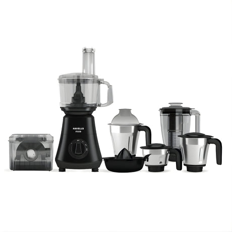 Havells Foodo GHFFPEVE075 750W Powerful Motor 5 Jar Mixer Grinder – Black_1