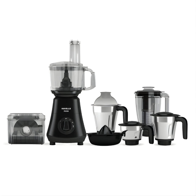 Havells Foodo GHFFPEVE075 750W Powerful Motor 5 Jar Mixer Grinder – Black_1