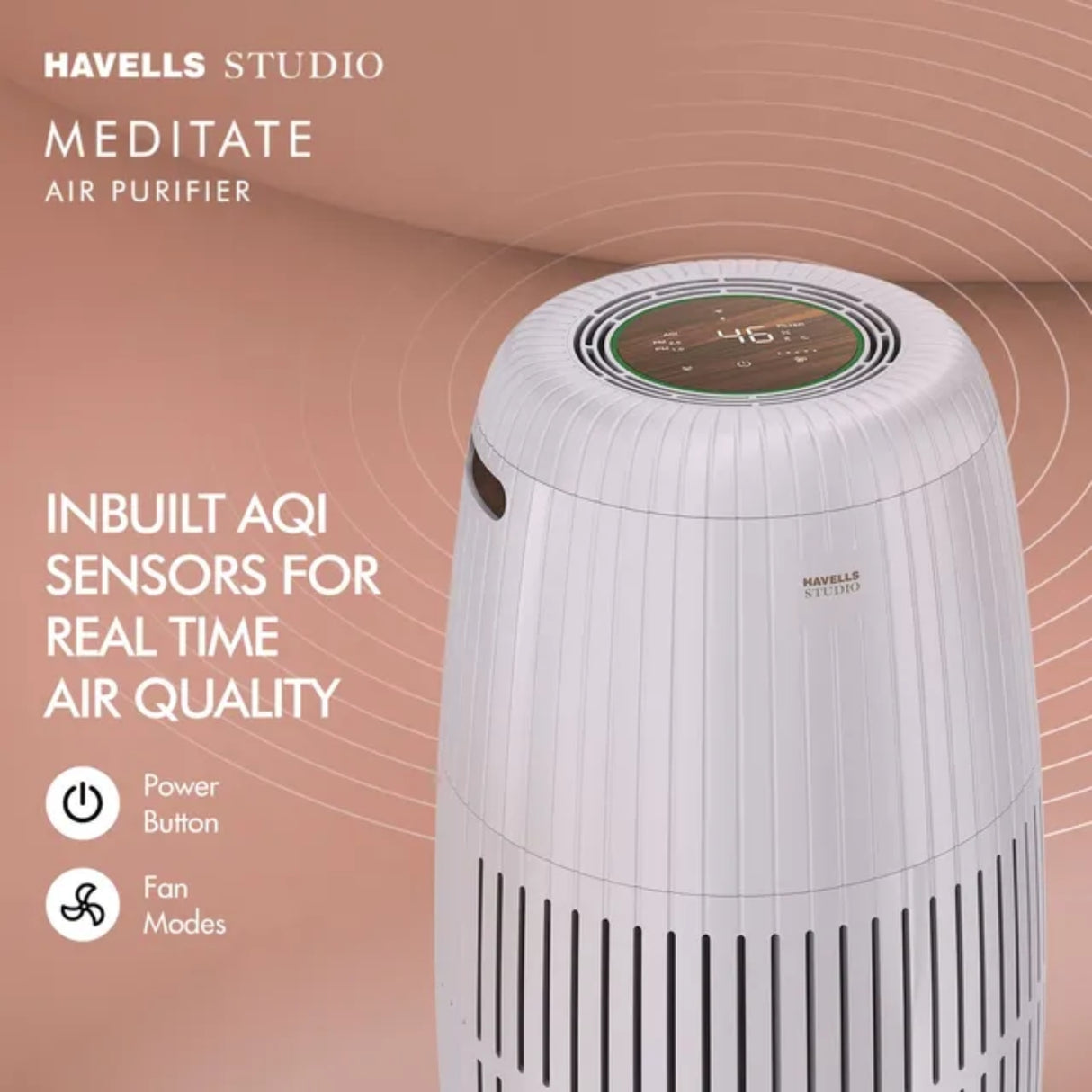 Havells Meditate AP 250 Air Purifier - Silver_8